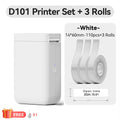 Niimbot D101 Thermal Label Printer Wireless Pocket Barcode Maker Inkless 10-25mm Width Mobile Sticker Printer for Office Home