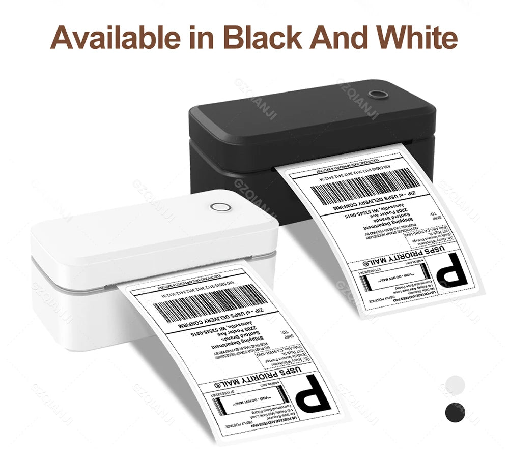 4inch 110mm Marklife X4 Bluetooth Thermal Label Printer Wireless Shipping Express Maker Compatible with iPhone Android Windows