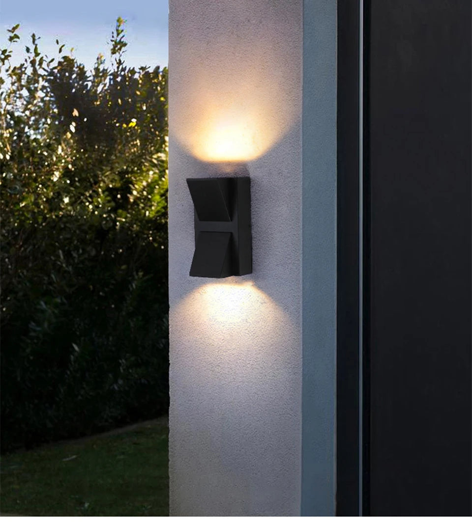 LED Wall Light Outdoor Waterproof IP66 Porch Garden Wall Lamp & Indoor Bedroom Bedside Decoration Lighting Lamp