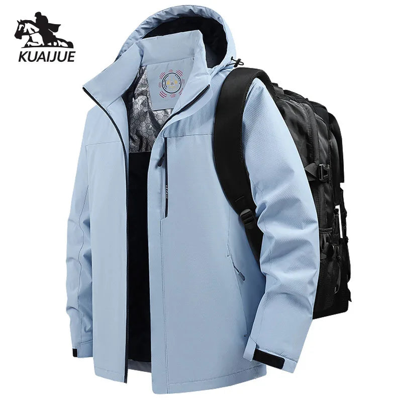 Men's Parka Splicing Mens Parka Winter New Hooded Down Jacket Fleece Warm Jackets Men Business Leisure Coat Baseball Coats 5099