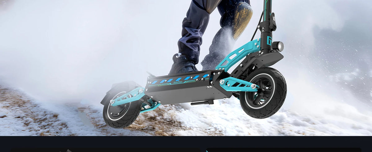 DT10 Adult Electric Scooter 1400W Peak Motor 50km/h Max Speed 48V16Ah 18650 Battery 50km Long Range Dual Disc Brakes Shock Suspension Absorbers System 330LB Maximum Load 10inch All-Terrain Tires NFC Unlocking Smart Display Fo