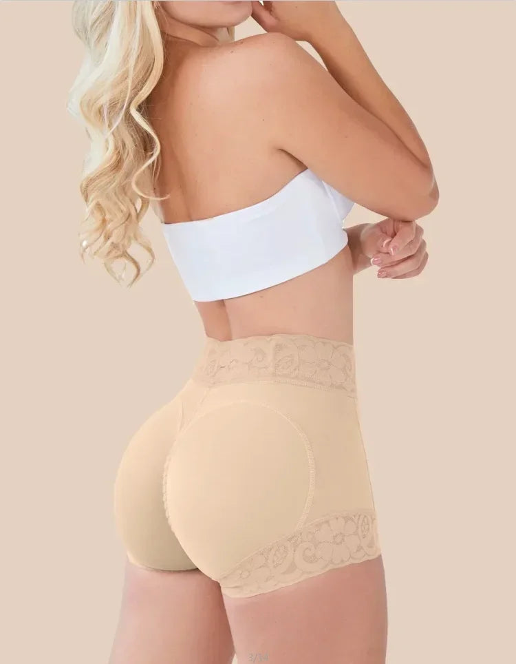 Body Shaper Women Tummy Control Panties Lace Shorts Hourglass Girdles Shapewear Butt Lifter