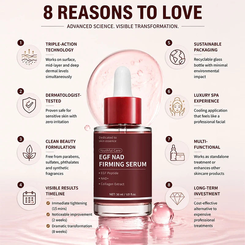 Niacinamide Collagen Facial Essence 30ml Deeply Hydrates Moisturizes Improve Dull Sagging Skin Reduces Fine Lines Non-irritating