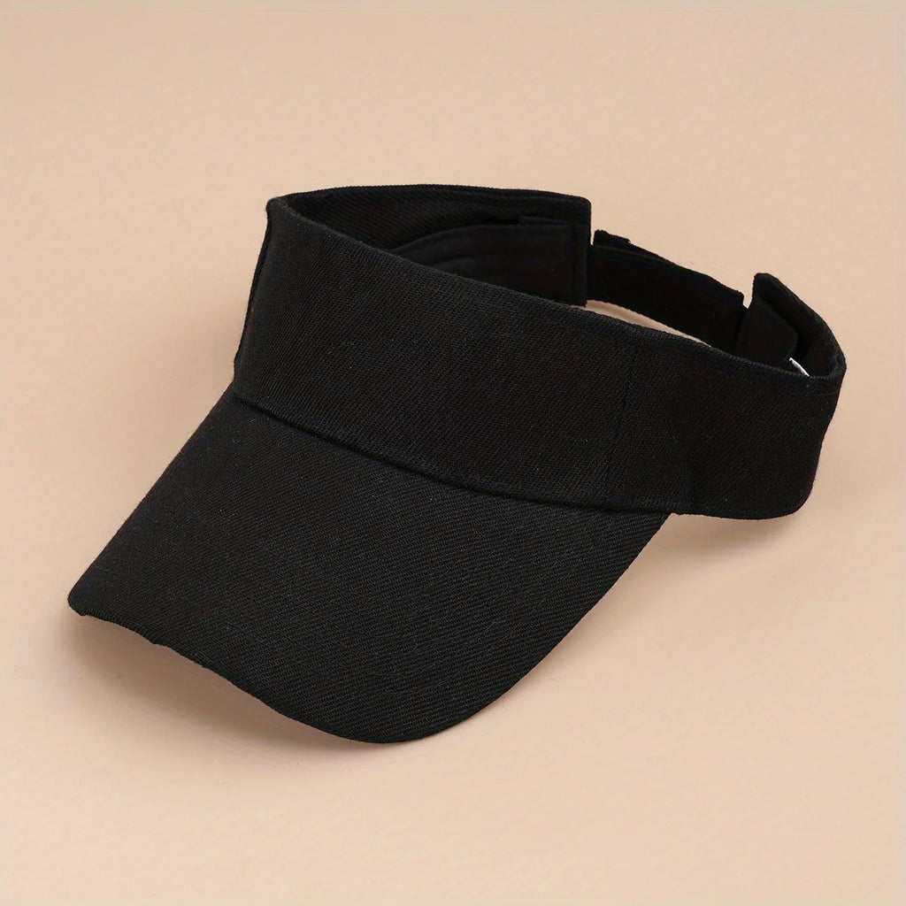new solid color hollow top hat adjustable duck tongue hat sun hat summer men women suitable for sports riding daily out running