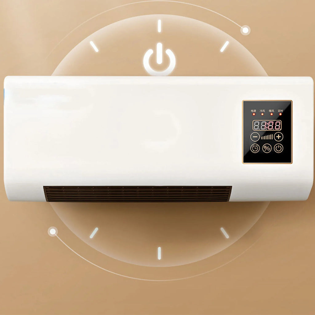 2 in 1 Air Conditioner 1800W Cool Warm Dual Use Wall Mounted Portable Air Conditioning with Remote Control for Home Bedroom