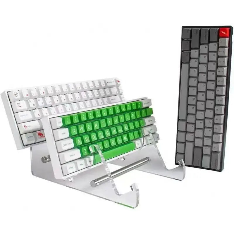 Keyboard Display Stand Transparent Acrylic Keyboard Stand for Computer Mechanical Keyboard Holder Layer Rack Keyboard Tray