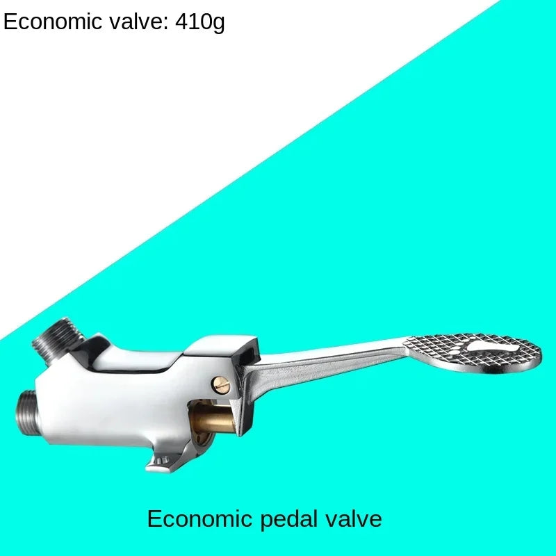 Foot-operated Faucet Brass Hospital Laboratory Food Factory Basin Foot Valve Single Cold Foot Faucet  Kichen  Water Faucet