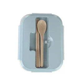 Glass Lunch Box Portable High Temperature Resistant Leak-proof Bento Box Microwave Heat Food Container Food Storage