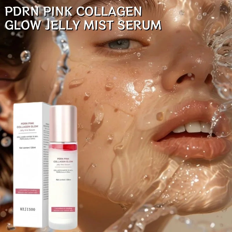 PDRN Hydrating Essence Mist Toner Brightening Revitalizing Women Facial Spray Moisturizer Plant Extract Daily Face Glow Care