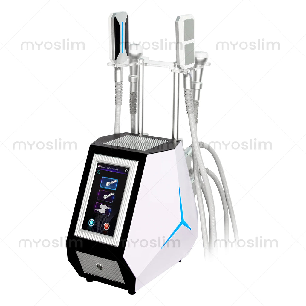 Professional Cryoskin Slimming Machine 2 Round Heads 2 Freezing Plates Skin Tightening Cellulite Removal Device
