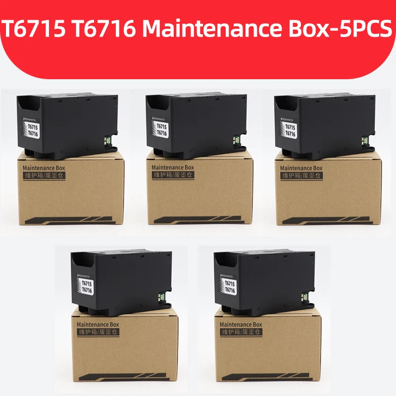 T6715 T6716 Ink Maintenance Box For Epson Workforce Pro WF-3820 WF-4820 EC-4020 WF-4830 WF-4720 WF-4834 WF-4734 WF-4730 WF-4740