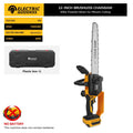 12-inch Two-hand Brushless Electric Chain Saw Automatic Lubrication System Portable Garden Logging Tool For Dewalt 20v Battery
