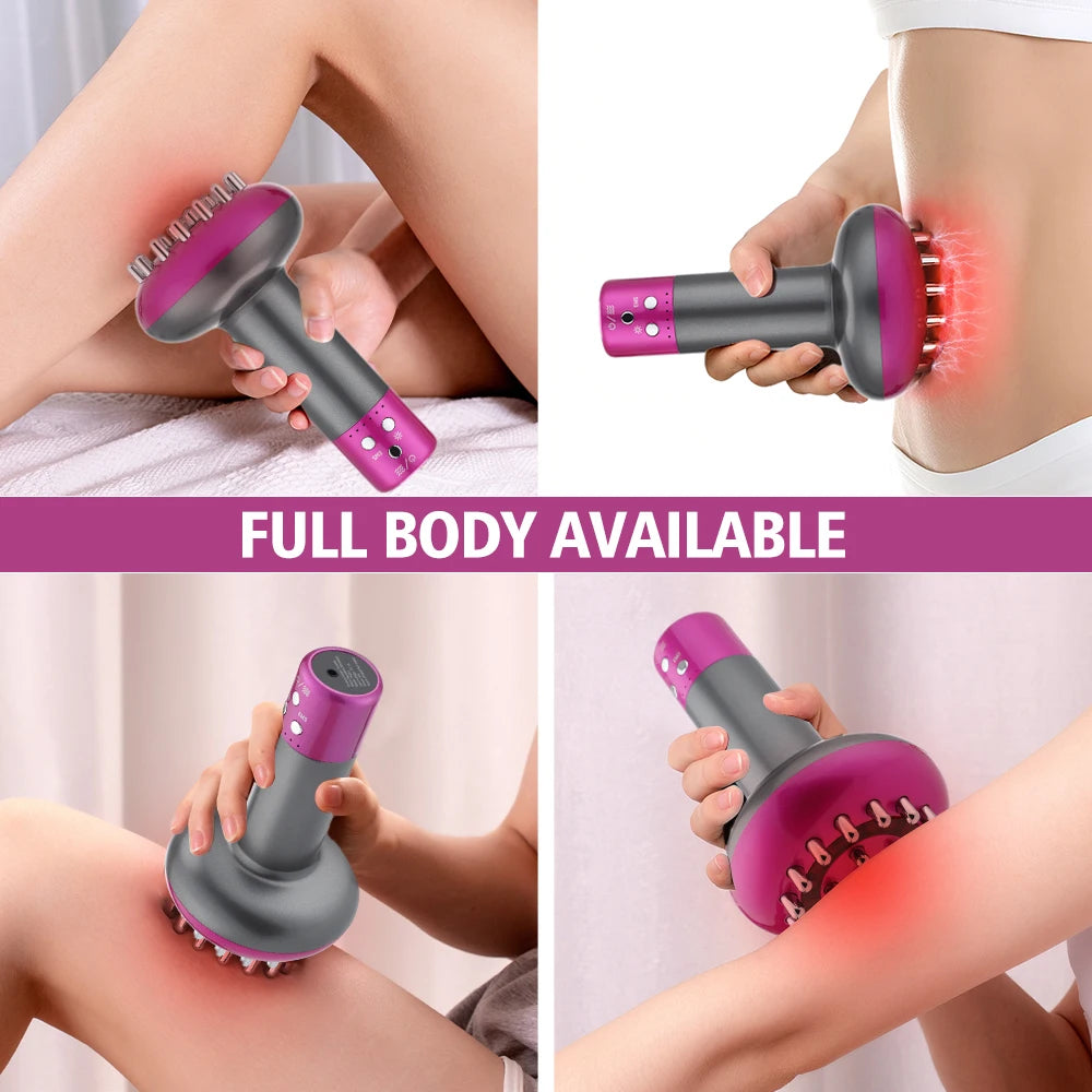 Intelligent Electric Massager Brush Home Portable Massager Fat Burning EMS Micro Current Vibrating  Beauty Apparatus for  Body