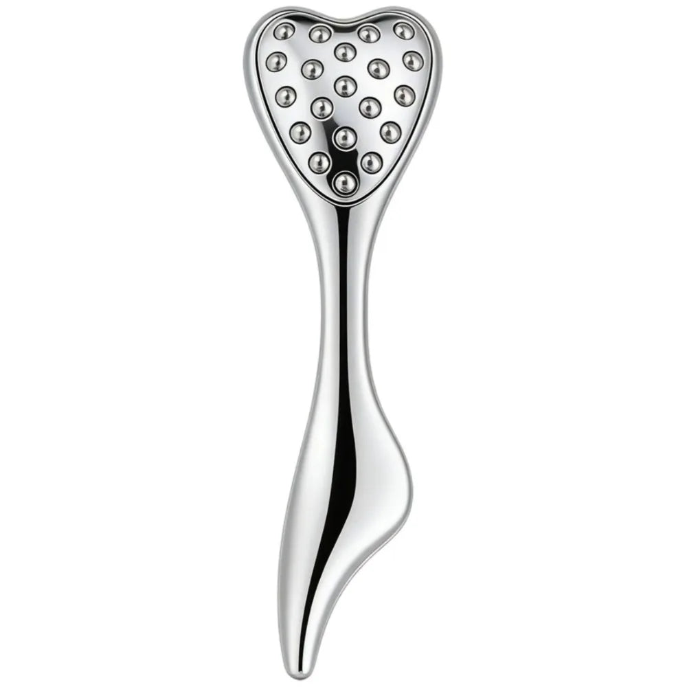 20 Beads Design Point Pressing Massager Reduce Puffiness Skin Scraping Facial Roller Face Lifting and Tightening