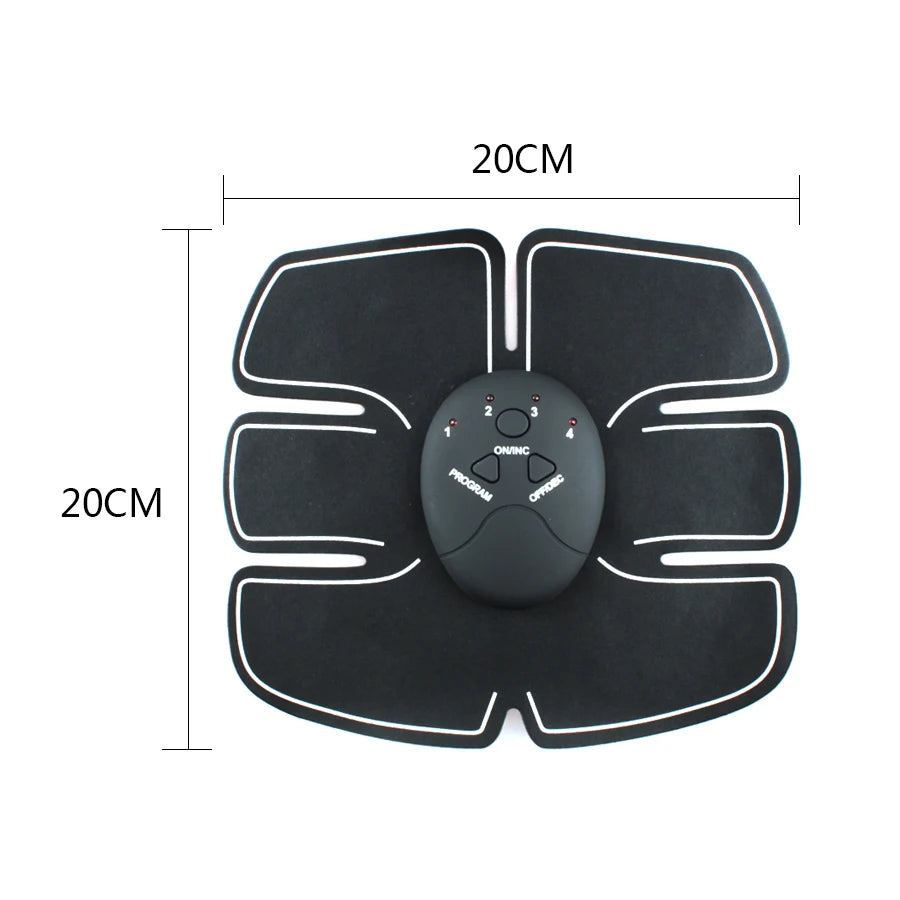 Ab Wireless Massage Stimulator Abdominal Muscle Trainer Vibration Body Slimming Machine Fat Burning Fitness Training Hip Workou