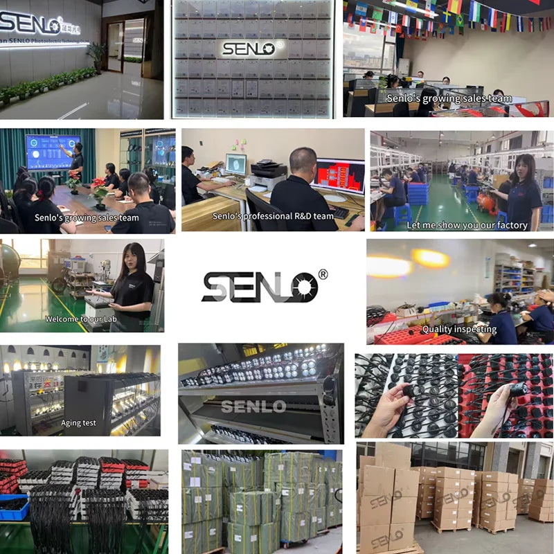 Senlo Universal Car LED Fog Light Kit 80W Super Bright Headlight Waterproof Auxiliary Lights Easy Install for SUV Pickup Truck