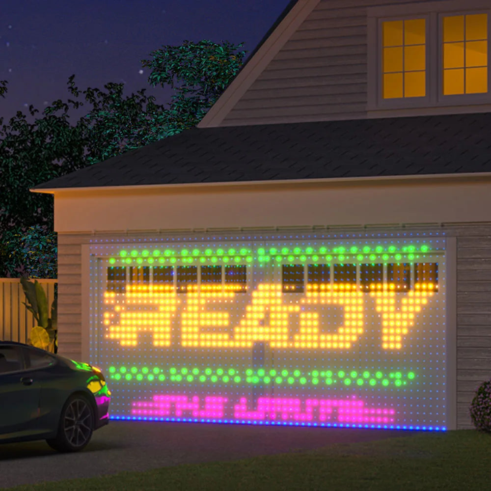 Smart LED Curtain Lights LED Fairy Lights App Control Music Sync DIY Pattern Waterproof for Indoor Outdoor Party Decor
