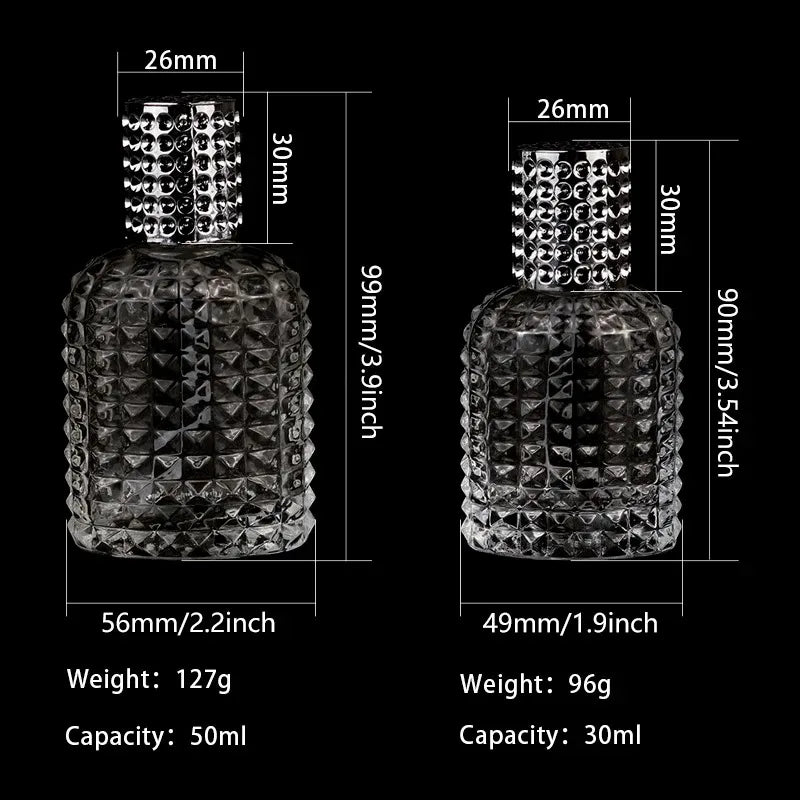 1/3Pcs Mini Perfume Travel Refillable Bottles-5ml Portable Atomizer Sprayer Empty Pump Container for Traveling and Outgoing