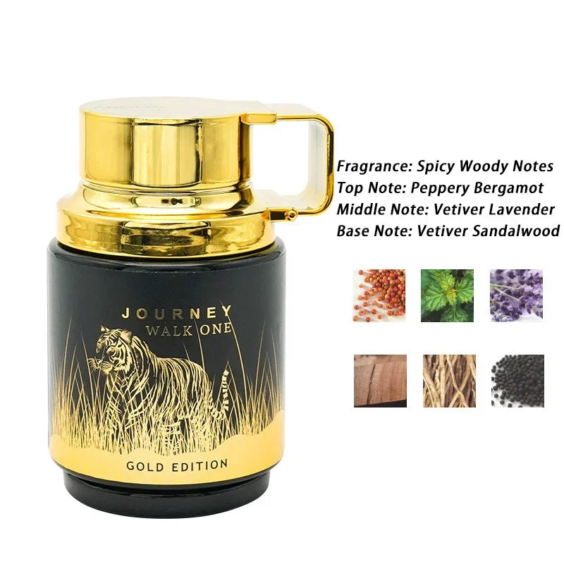 Luxury Unisex Eau De Parfum Spray,Oriental Floal Fruity Woody Scent Perfume Spray,Vanilla/Leather/Musk/Citrus Men Fragrance Mist