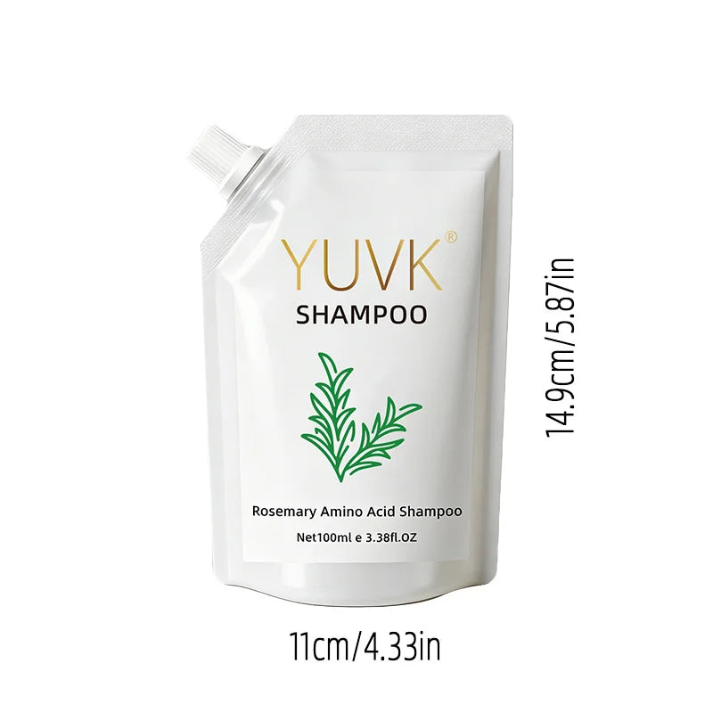 YUVK Rosemary Biotin Amino Acid Shampoo, Suitable for Thinning Hair and Promoting Scalp Health-100ml