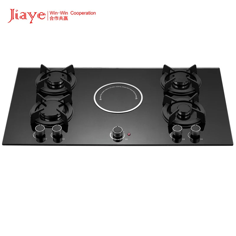 Wholesale Built-in 4 Burner Gas Electric Stove Tempered Glass Stove Burner Gas Ceramic Stove
