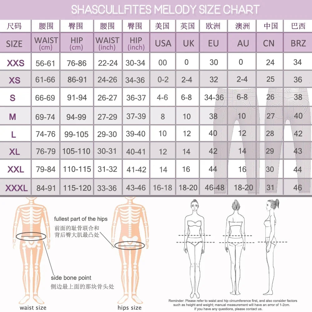 Shascullfites Melody Women's Butt Lift Push-Up Jeans Shorts Two-Piece Set Sexy Party Club Wear Outfit Enhancing Shapers