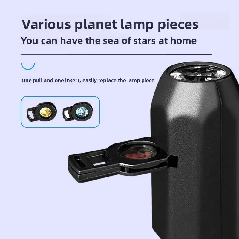 Projector Nightlight - Creative Moonlight LED Nightlight with Dimming Function, Ideal for Bedroom Decor