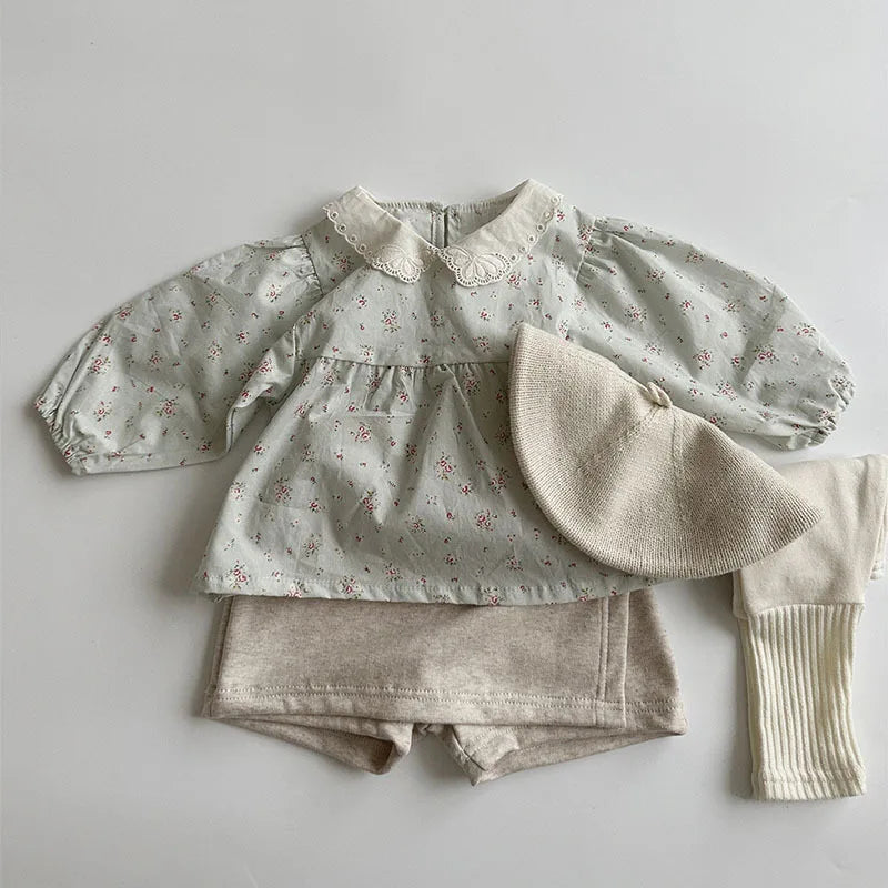 2026 Spring New Baby Girl Solid Skirt Cotton Infant Girl Clothes Cute Little Girls Skirts Fashion Children Clothing