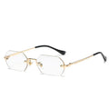 Vintage Rimless Polygon Sunglasses Women Men Luxury Brand Designer Popular Travel Small Frame Sun Glasses Ladies