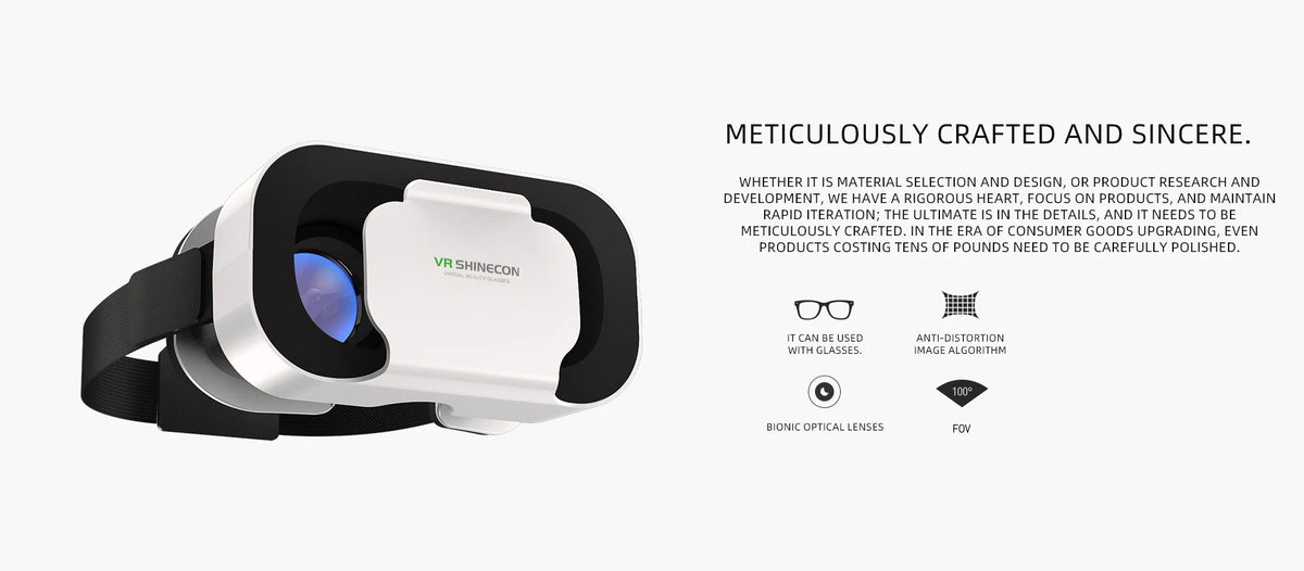 Smart Helmet Lenses 3D VR Glasses Virtual Reality Viar Goggles Headset Devices  For Cell Phone Mobile Smartphones Viewer