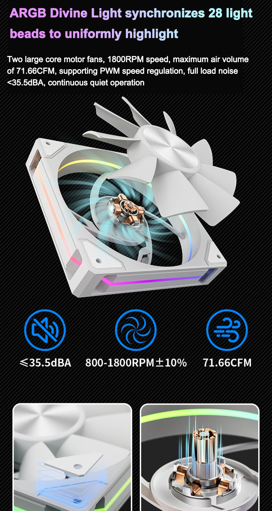 Power Train X-GAMERX MK8 Air Cooling CPU Radiator 6 Heat pipes Radiator ARGB Dual Fan LCD Screen Cooler INTEL LGA1700 1200 AM5