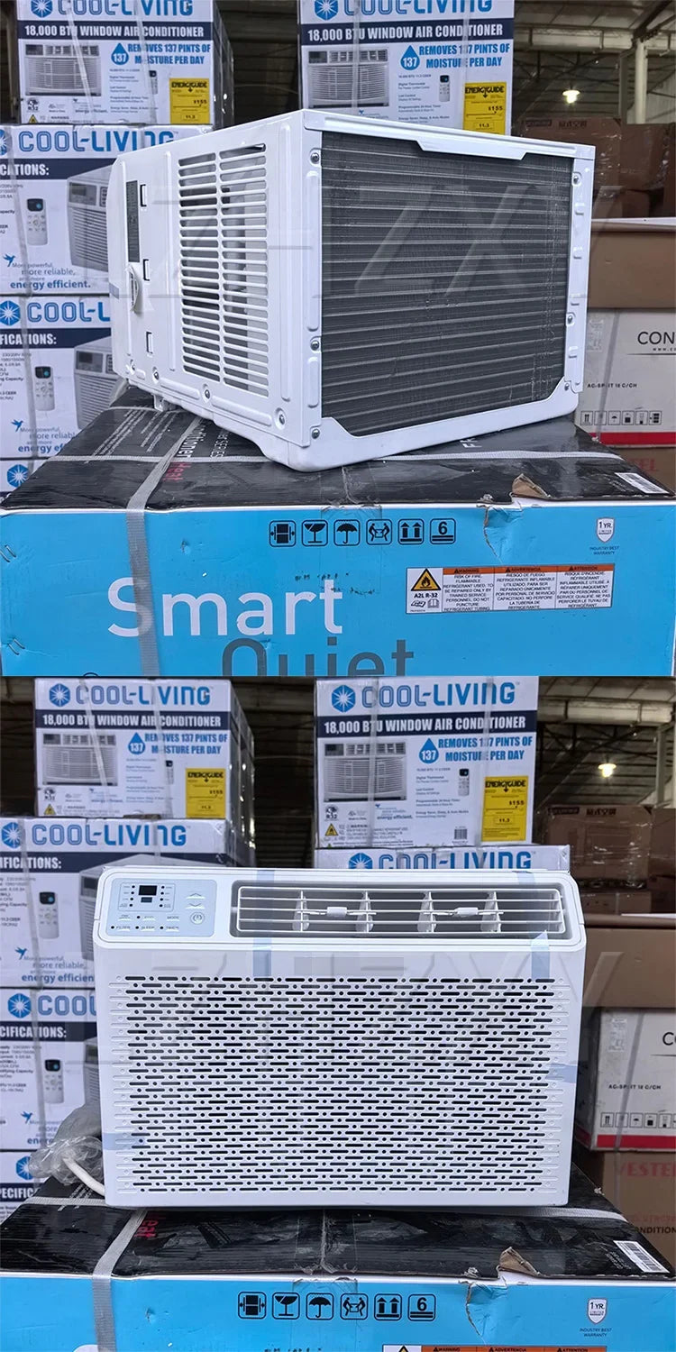 220V Window-Style Air Conditioner, 14,000 BTU, Cooling-Only, Home Use, Portable All-in-One Air Conditioner