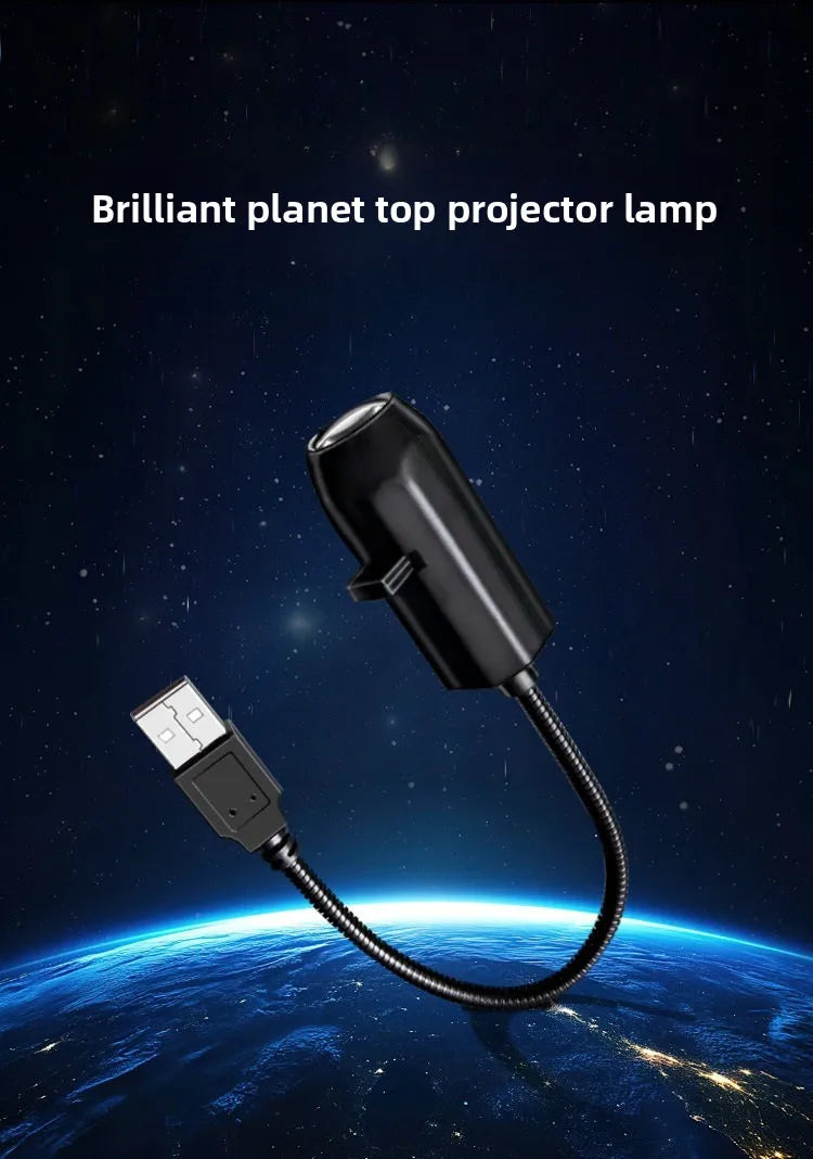 Projector Nightlight - Creative Moonlight LED Nightlight with Dimming Function, Ideal for Bedroom Decor