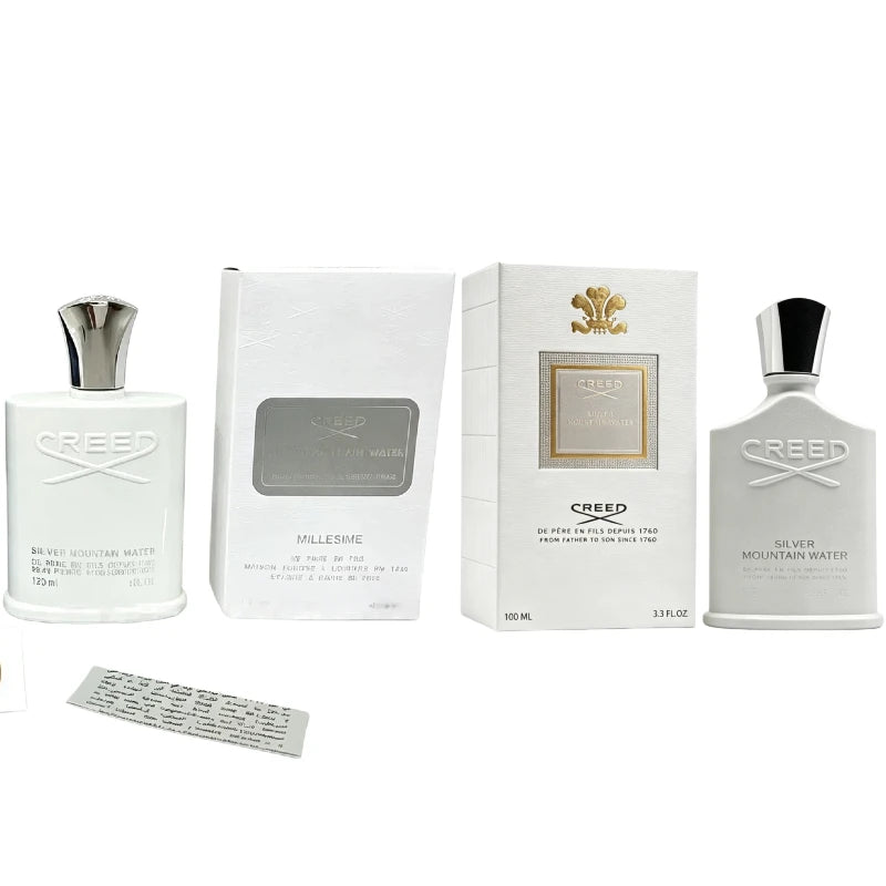 Creed Silver Mountain Water Eau De Parfum Vaporizer Top 100ml Parfum Perfumy Napoleon's Water Men's Perfume