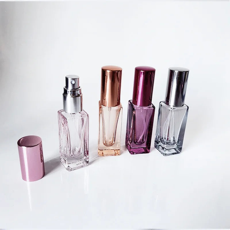 3pcs 5ml 10ml High Quality Perfume Spray Bottle Empty Glass Parfum Atomizer Travel Cosmetic Bottl Sample Vials Refillable Mini