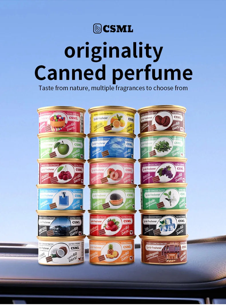 Best-selling Wooden Block Canned Car Aromatherapy Fragrance Paste Deodorizing Air Freshener High-end Solid Perfume