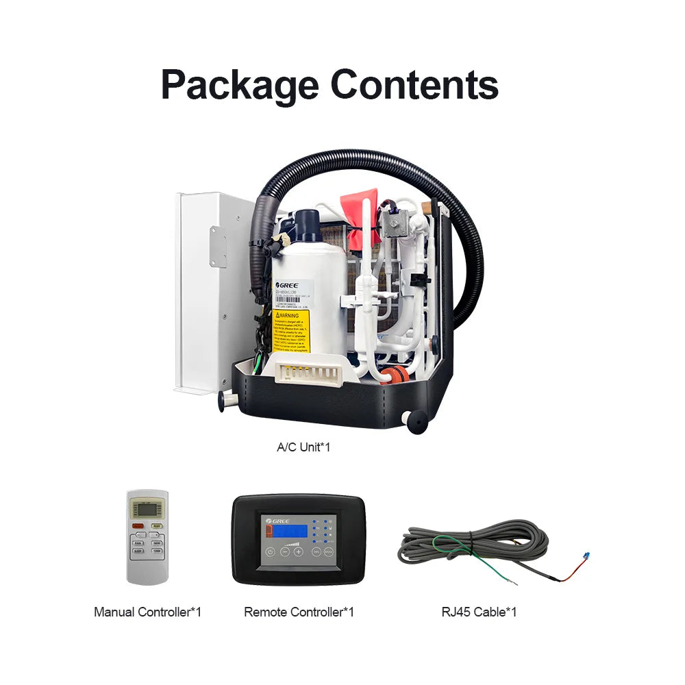 Self‑contained 24000Btu Water‑Cooled Gree Marine Air Conditioner for Boat Yacht, Confirm Power Before Order