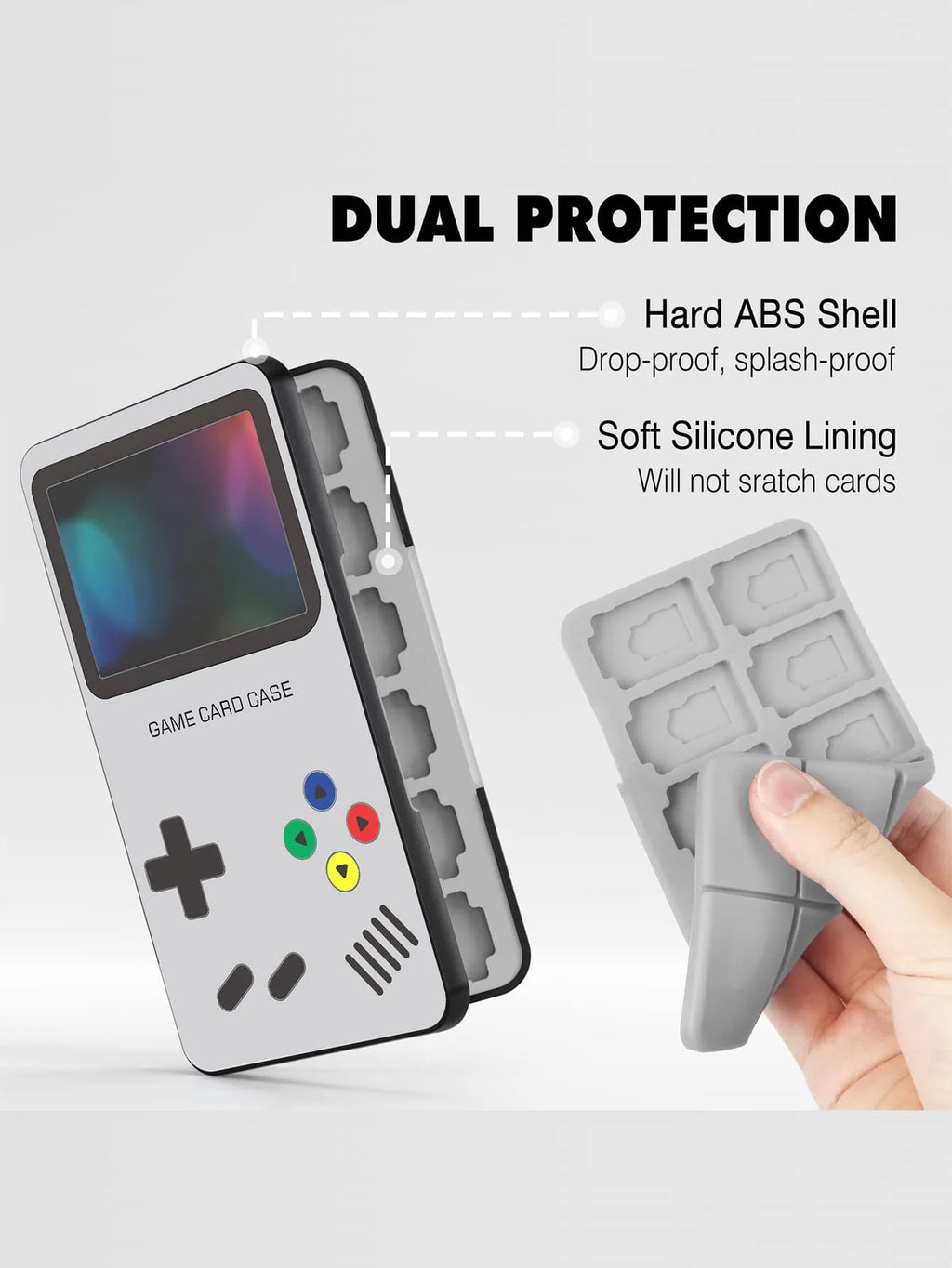 Suitable for Switch/Switch OLED/Switch Lite game card case, portable Switch game storage card, with 24 game card slots