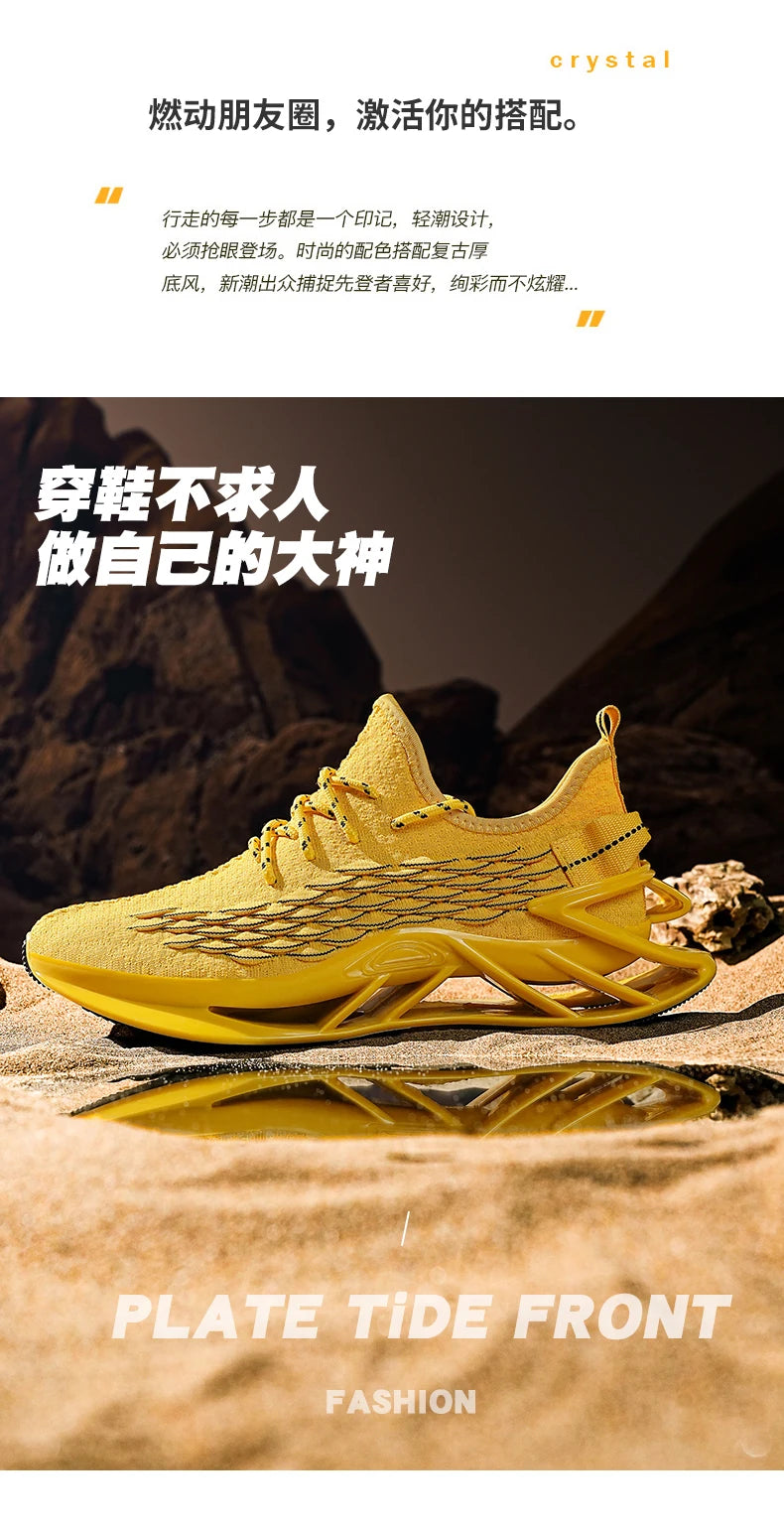 Men's Breathable Casual Sneakers Luxury Fashion Running Trainer Unisex Comfortable Wear Tenis Race Shoes