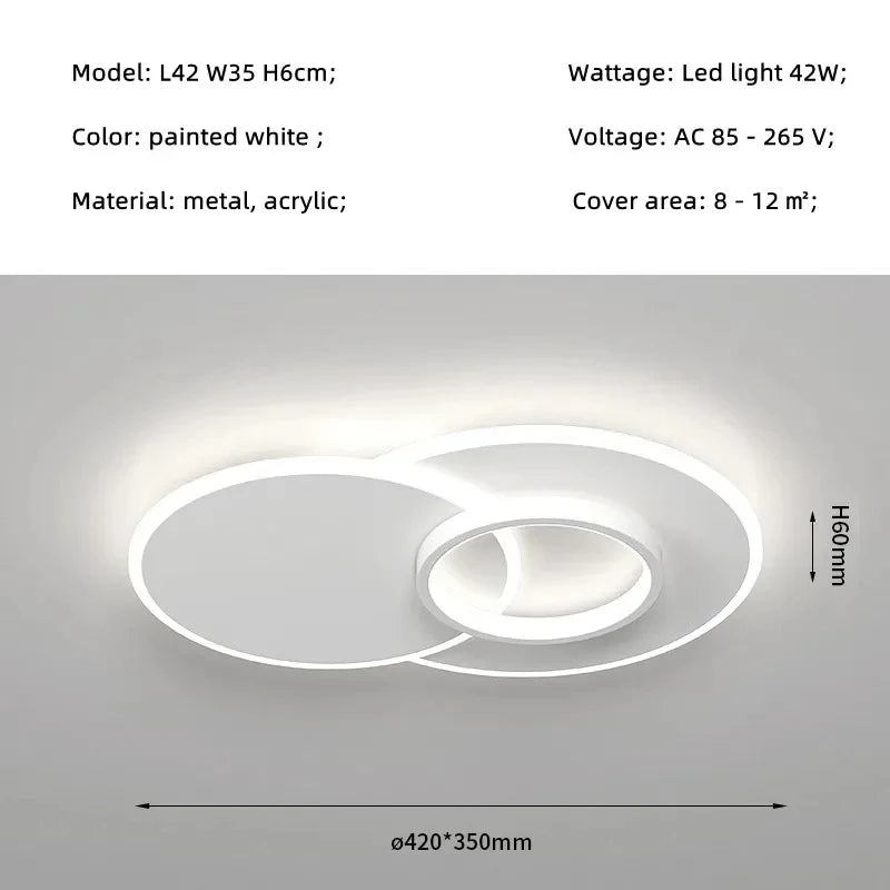 Modern LED Ceiling Chandelier Lamps Home Appliance For Room Decor Pendant Bedroom Lamp Lights Modern  Kitchen Home Decoration