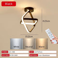 Modern LED Aisle Ceiling Light 2 Ring Creative Dimmable Living Room Ceiling Lamp Hallway Entrance Balcony Office Indoor Lighting
