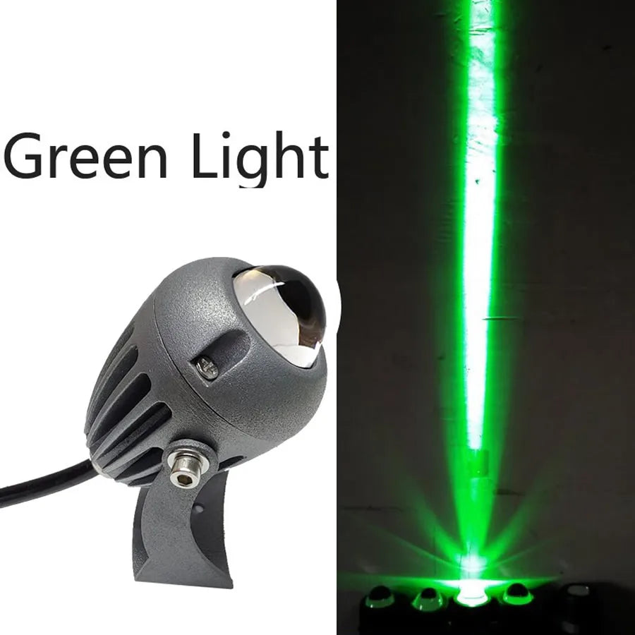 Outdoor LED Wall spotlight 9W 12W 220V Landscape Lighting Green Red Blue Wall light IP66 Waterproof one beam lights