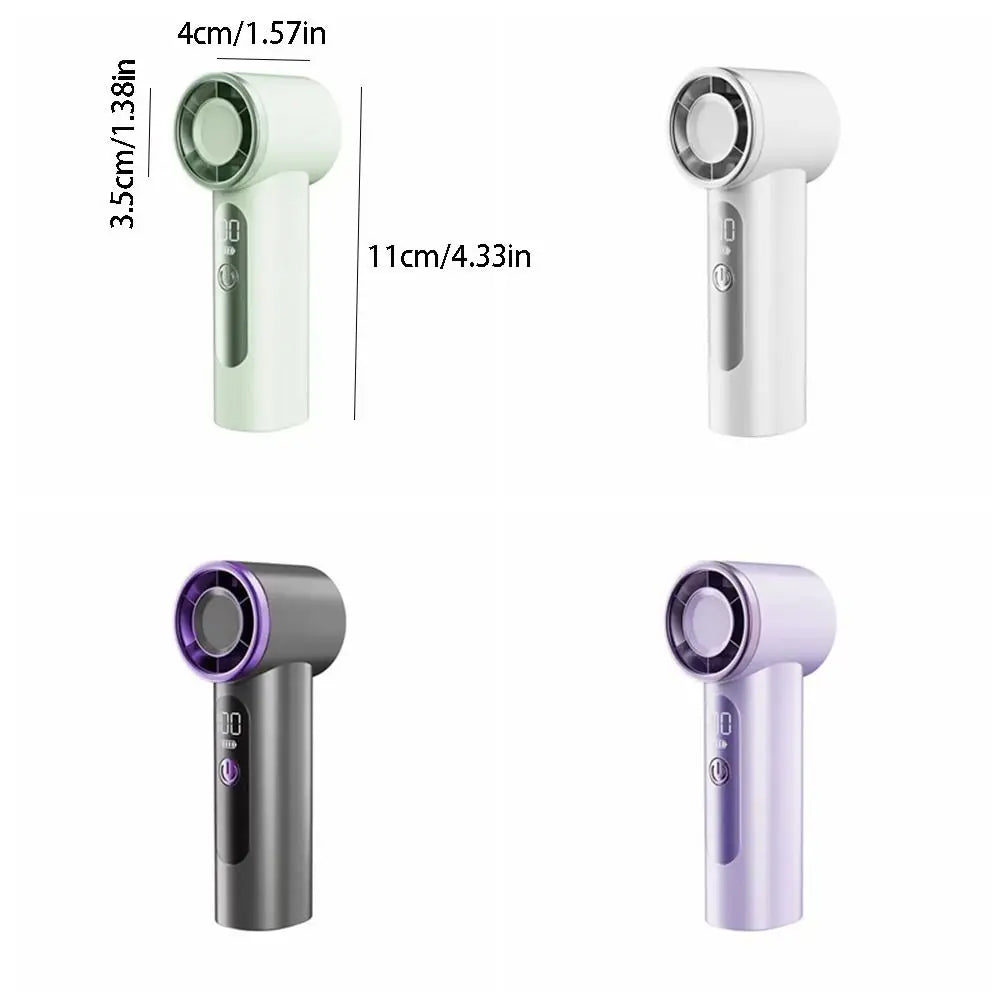 Air Cooler High-speed Handheld Fan Quiet Operation Long-lasting Mini Fan Waterproof Strong Wind Fan Makeup Setting