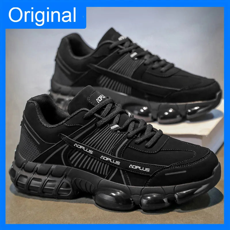 Men Sports Shoes Light Anti Slip Rebound Flat Bottom Outdoor Walking Leisure Shoes Autumn Fashion Versatile Running Shoes