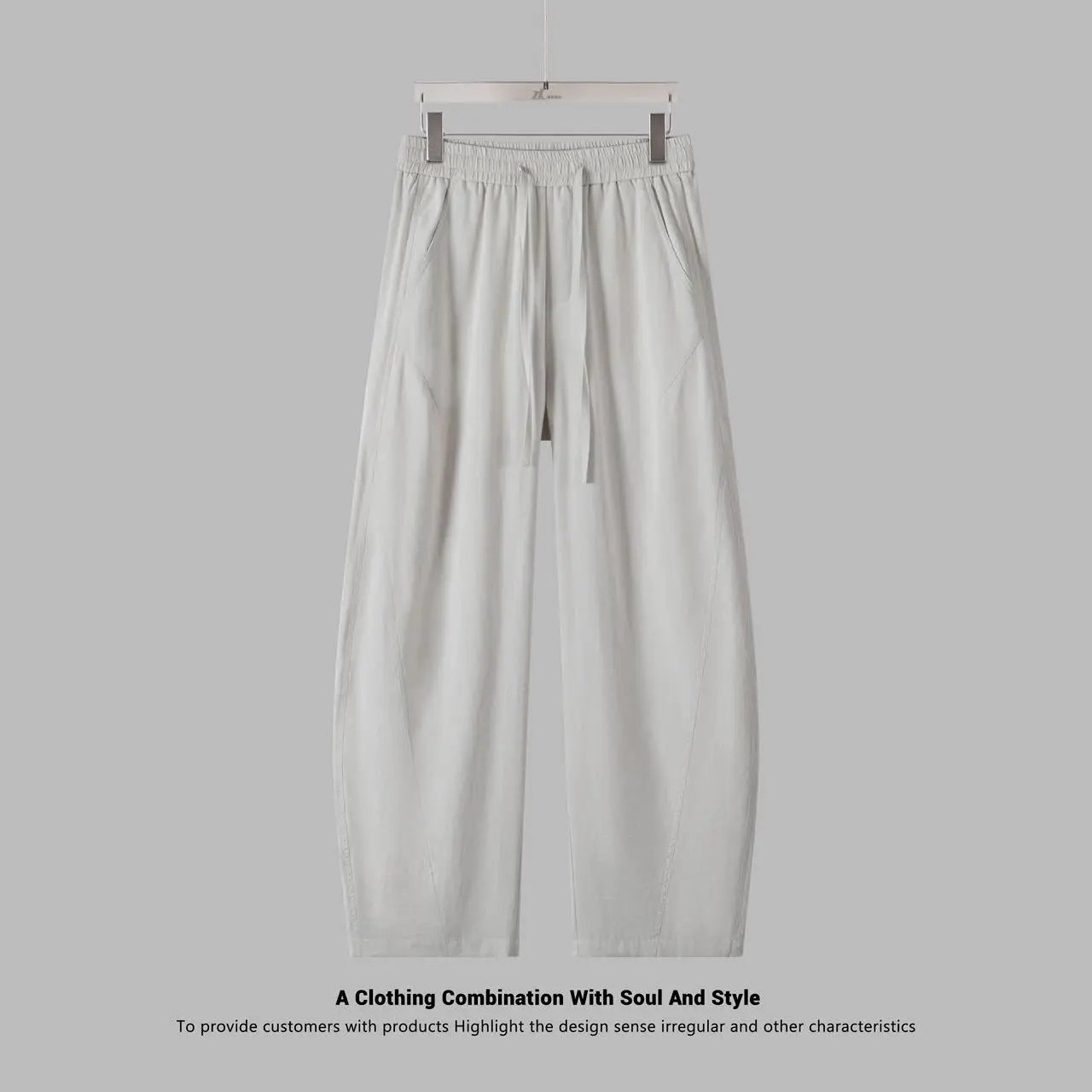 Spring/summer Japanese Retro Work Pants Men Women Breathable Loose Baggy Curved Pants Streetwear Cityboy Casual Balloon Pants