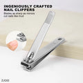 Nail Clippers Professional Metal Nail Cutter Nail Trimmer Fingernail Cutters with Nail File Sharp Manicure Tools For Adult Women