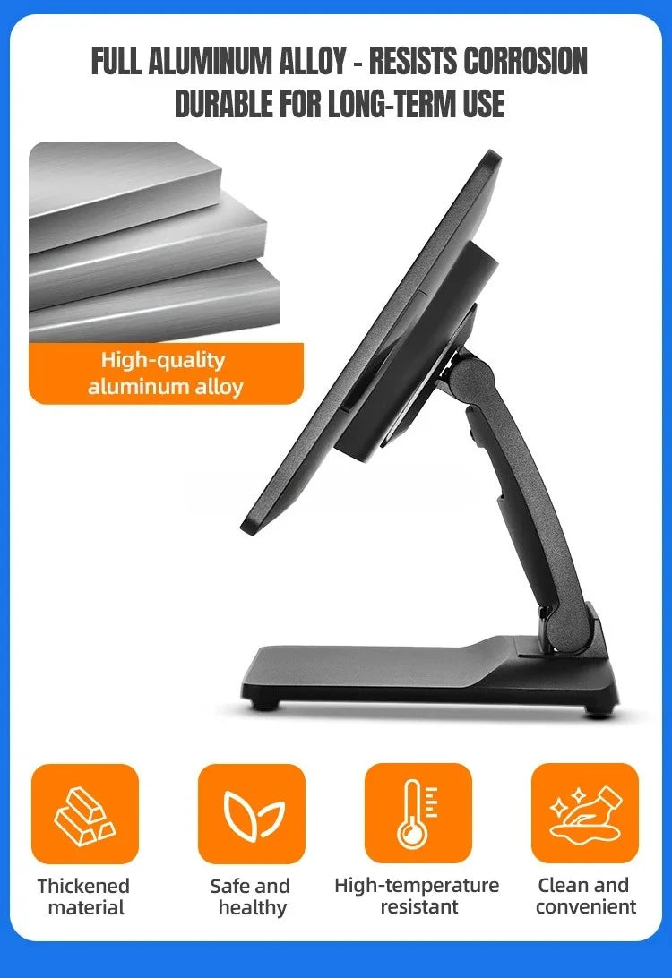 Wholesale 15.6 Inch Capacitive Touch Screen All in One Cash Register Computer 1366*768 Pos Machine for Retail Shop Restaurants