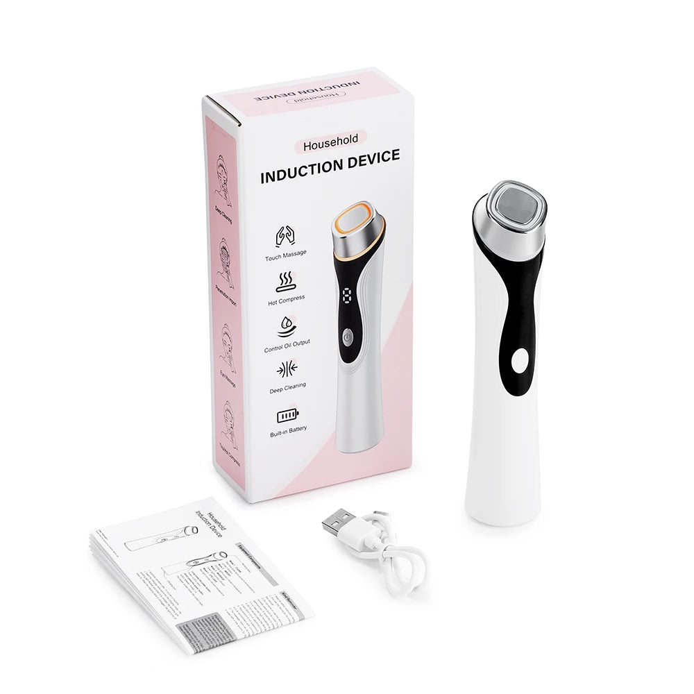 4-in-1 Facial Massager Beauty Device with Microcurrent, LED Light Therapy for Anti Aging Skin Care and Lifting