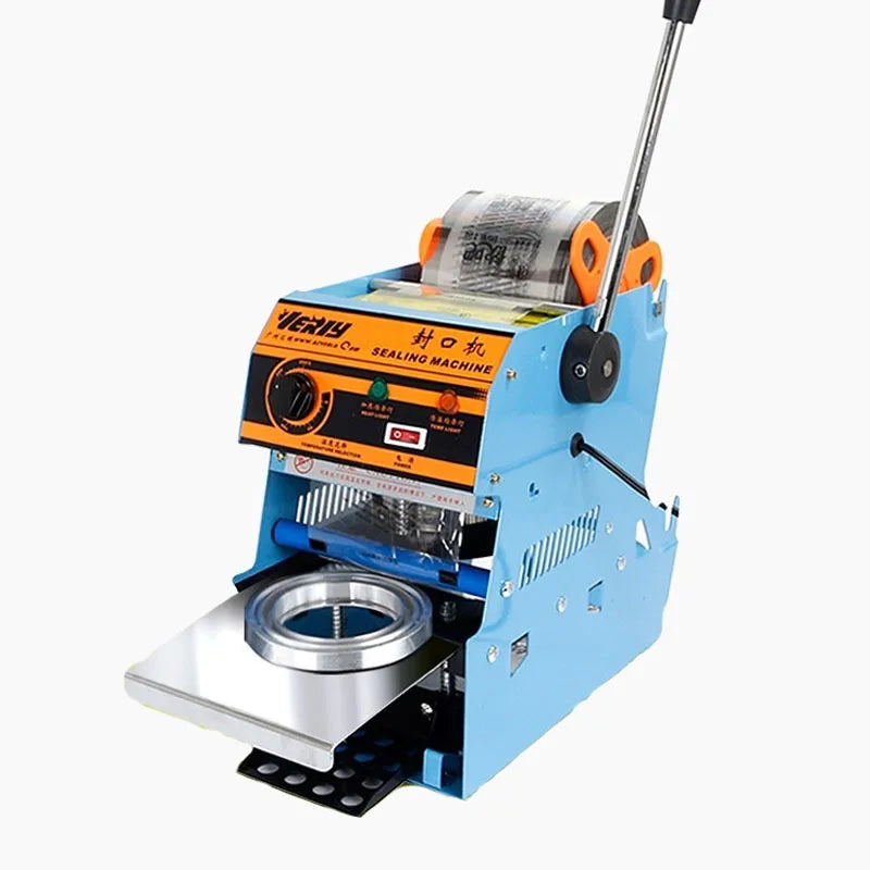 95MM Commercial Cup Sealing Machine Manual Pressure Sealing Machine Beverage Cup Sealer Milk Tea Seal Machine Boba Tea Machine