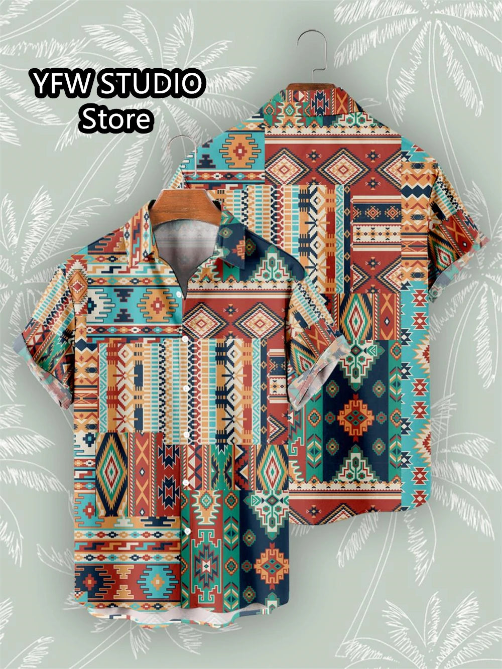 Retro Summer Shirts Short Sleeve Bohemian African Tribe 3D Print Shirts for Men 2025 Casual Hawaiian Beach Social Oversized Tops